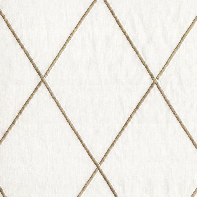 RM Coco Fabric Diamond Trellis Sheer Linen