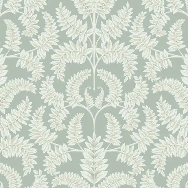 York DM4964 Royal Fern Damask Wallpaper