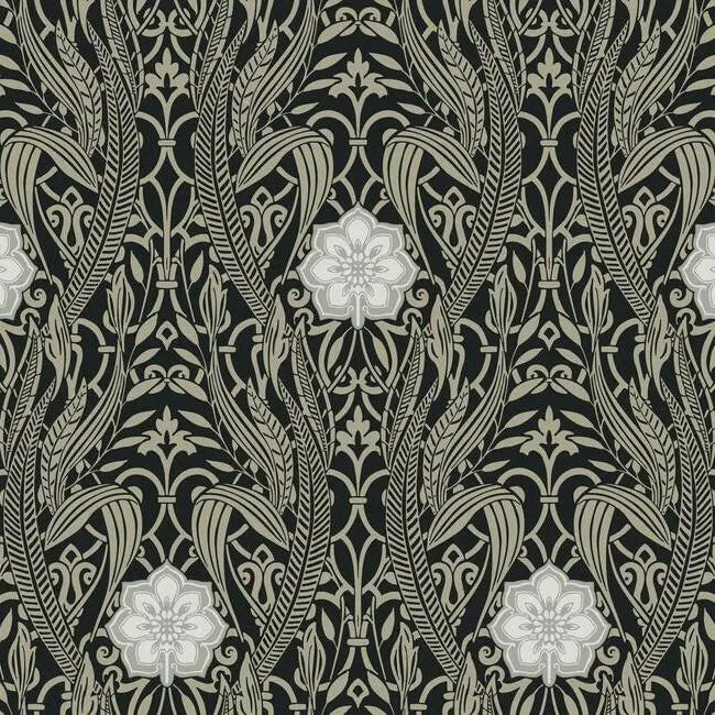 York DM4995 Gatsby Damask Wallpaper