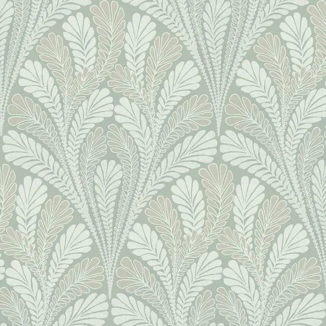 York DM5023 Shell Damask Wallpaper