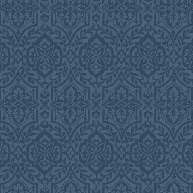 York DM5037 Catherdral Damask Wallpaper