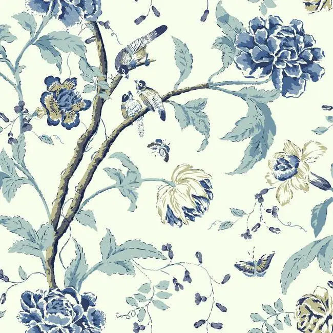 York EB2076 Carey Lind Vibe Teahouse Floral Wallpaper