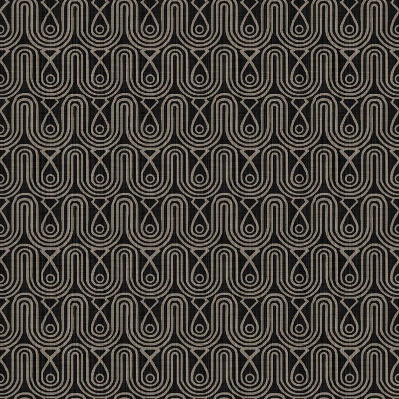 RM Coco Fabric Egyptian Waters Black Walnut