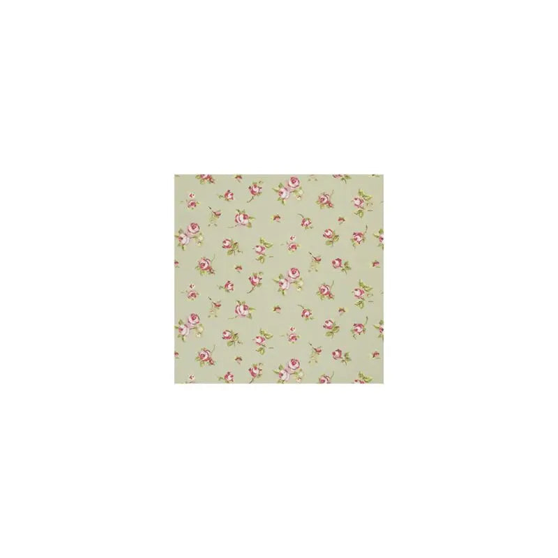 Clarke and Clarke Fabric F0299-4 Rosebud Sage