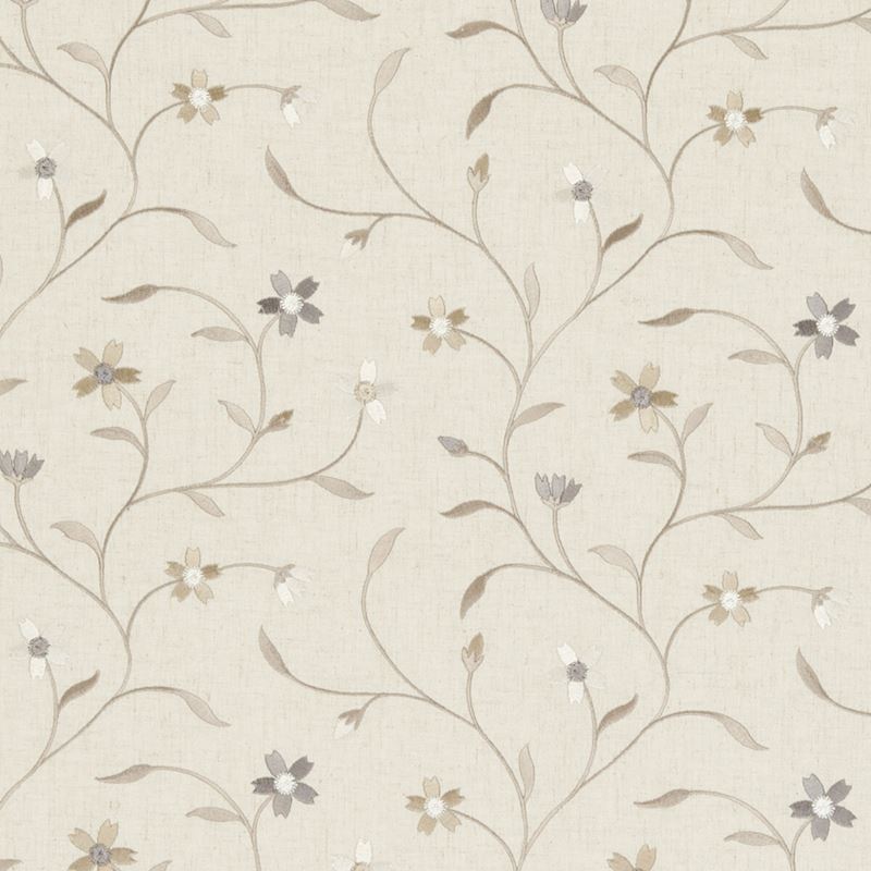 Clarke and Clarke Fabric F0599-4 Mellor Natural
