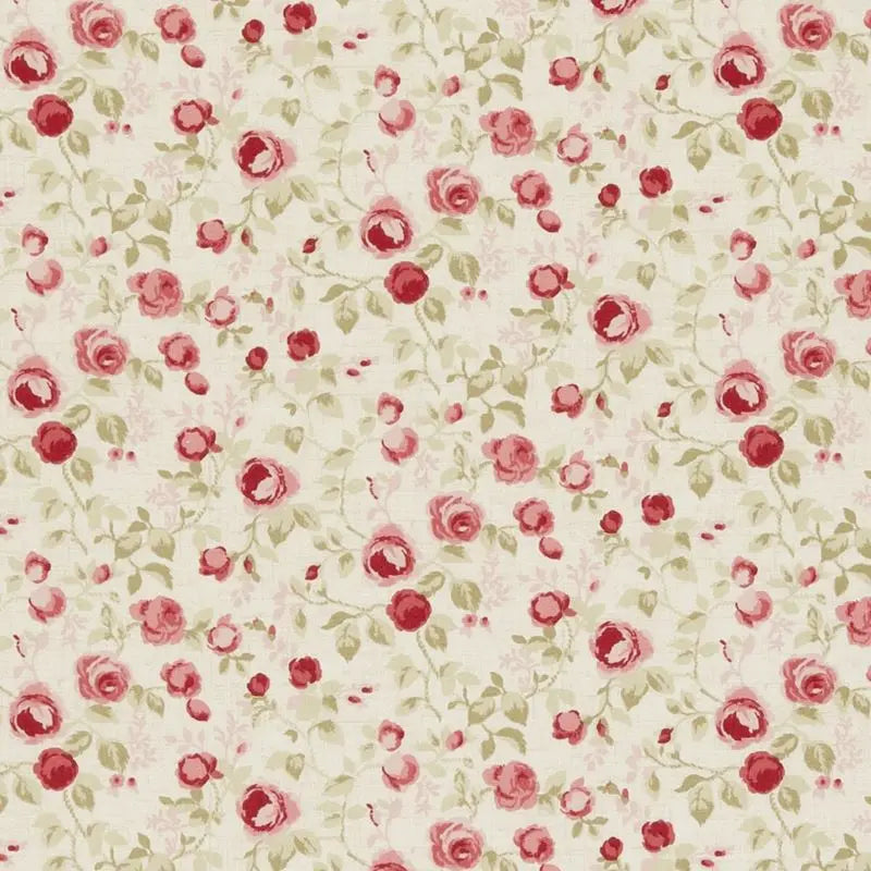 Clarke and Clarke Fabric F0624-4 Maude Old Rose