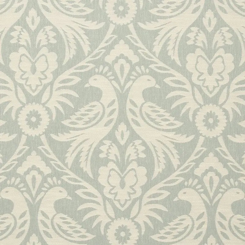 Clarke and Clarke Fabric F0737-4 Harewood Duckegg