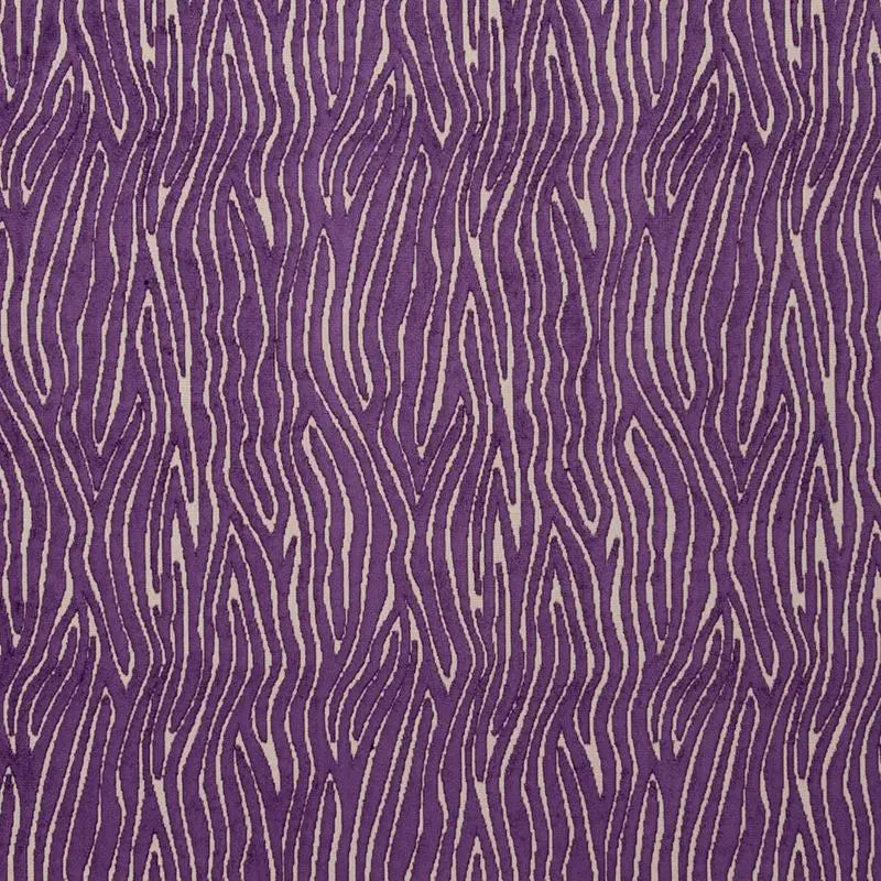 Clarke and Clarke Fabric F0749-3 Onda Damson