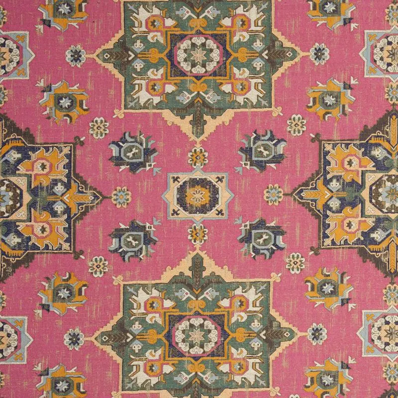 Clarke and Clarke Fabric F0798-2 Malatya Azalea