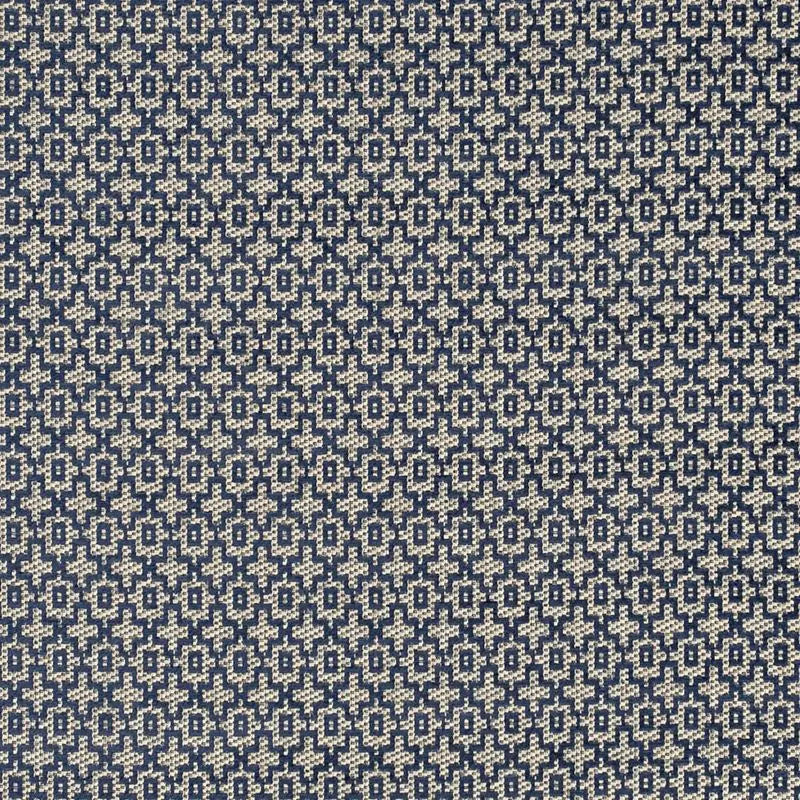 Clarke and Clarke Fabric F0807-4 Mansour Indigo