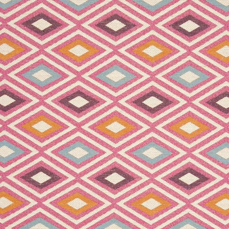 Clarke and Clarke Fabric F0808-1 Cherokee Carmine