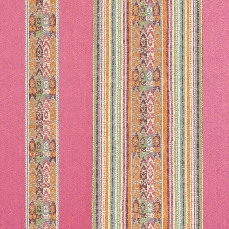 Clarke and Clarke Fabric F0811-2 Totem Carmine