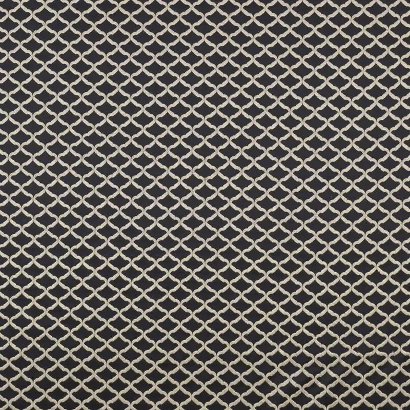 Clarke and Clarke Fabric F0872-3 Reggio Ebony