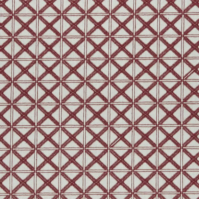 Clarke and Clarke Fabric F0957-4 Makenzi Red