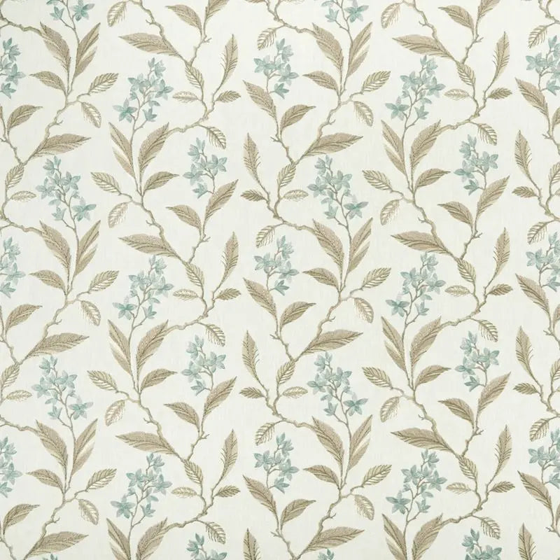 Clarke and Clarke Fabric F1008-2 Melrose Duckegg