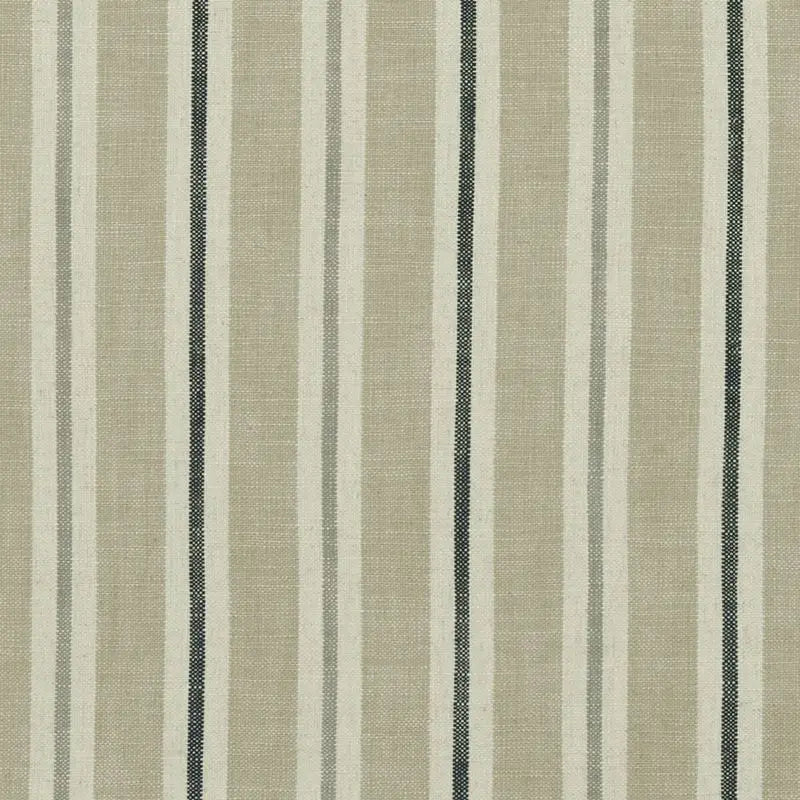 Clarke and Clarke Fabric F1046-6 Sackville Stripe Natural