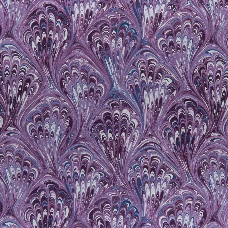 Clarke and Clarke Fabric F1094-1 Pavone Amethyst