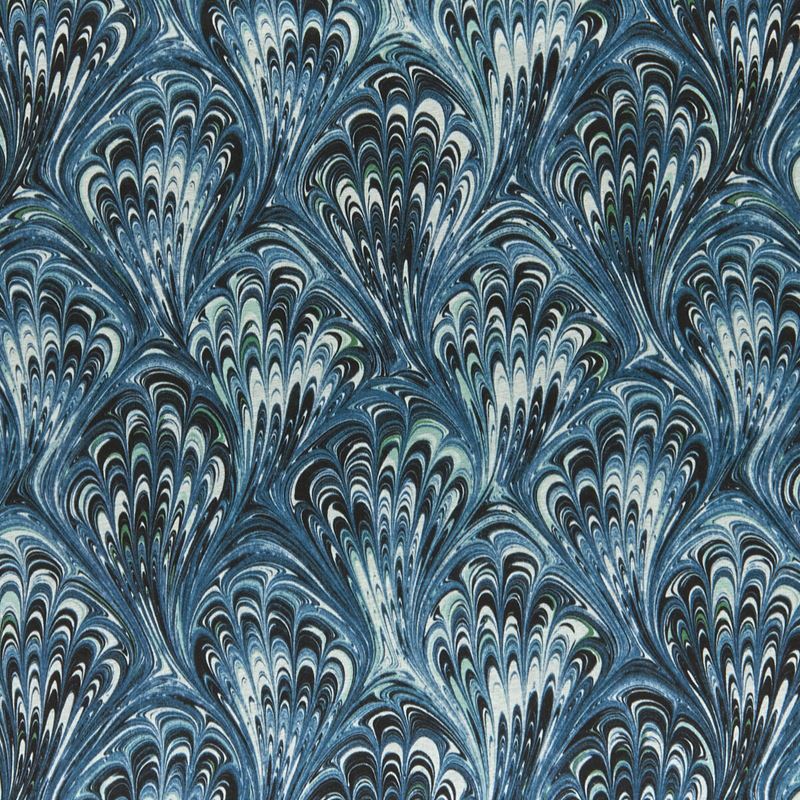 Clarke and Clarke Fabric F1094-4 Pavone Teal