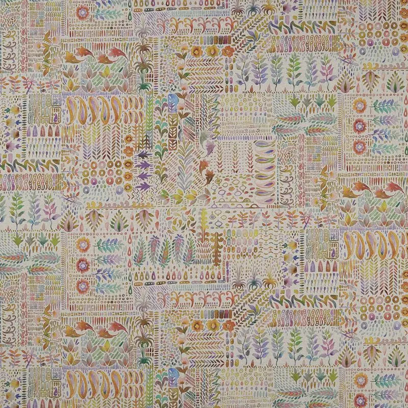 Clarke and Clarke Fabric F1163-1 In The Garden Linen