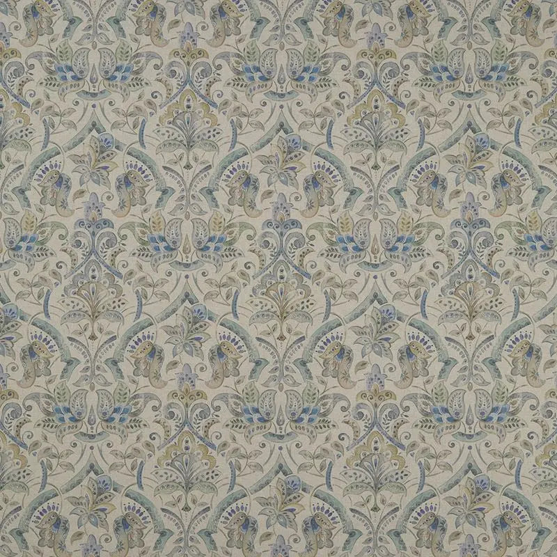 Clarke and Clarke Fabric F1172-1 Rosalie Mineral