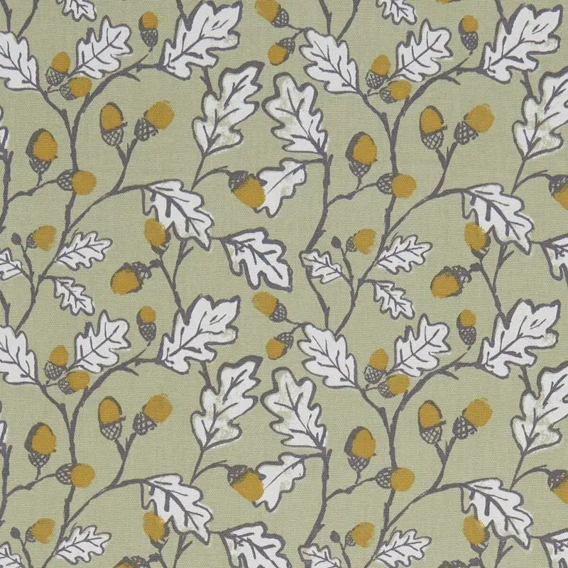 Clarke and Clarke Fabric F1182-3 Acorn Trail Sage