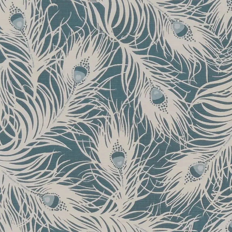 Clarke and Clarke Fabric F1315-5 Harper Teal