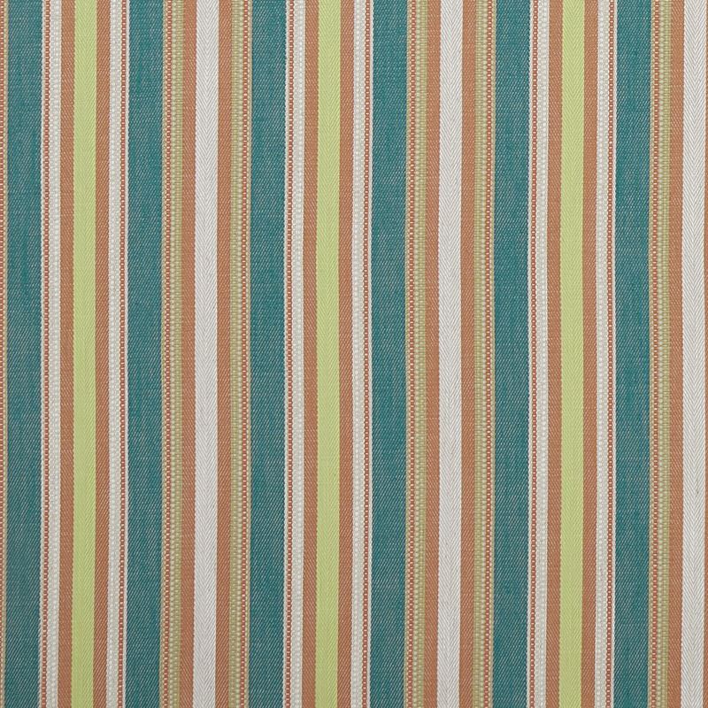 Clarke and Clarke Fabric F1352-4 Ziba Teal/Spice