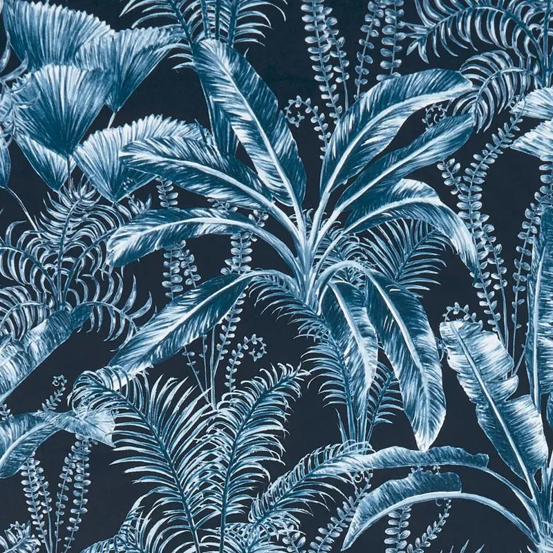 Clarke and Clarke Fabric F1367-2 Majorelle Velvet Midnight