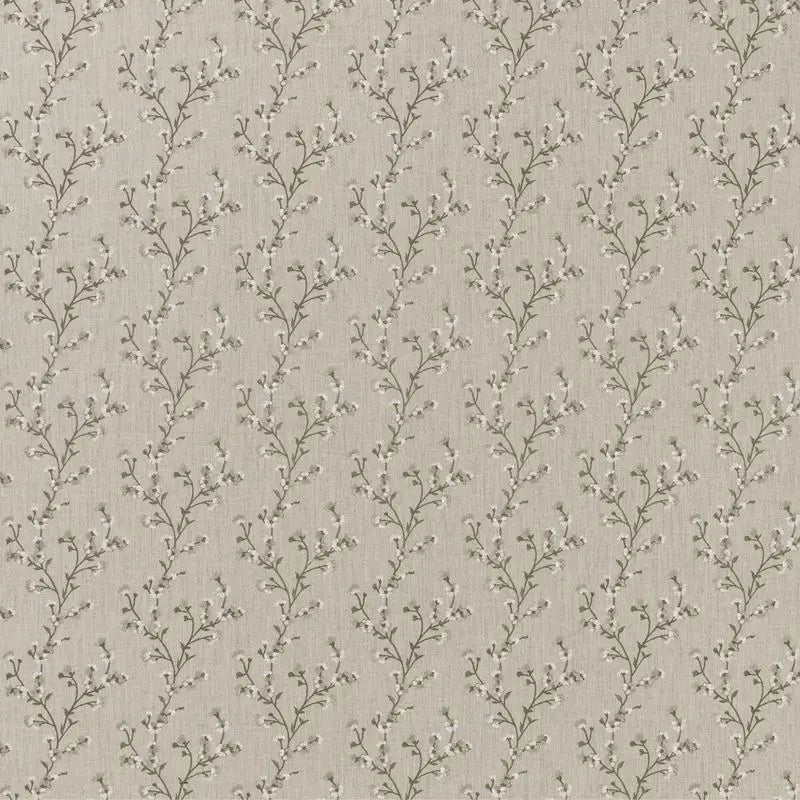 Clarke and Clarke Fabric F1439-3 Blossom Linen