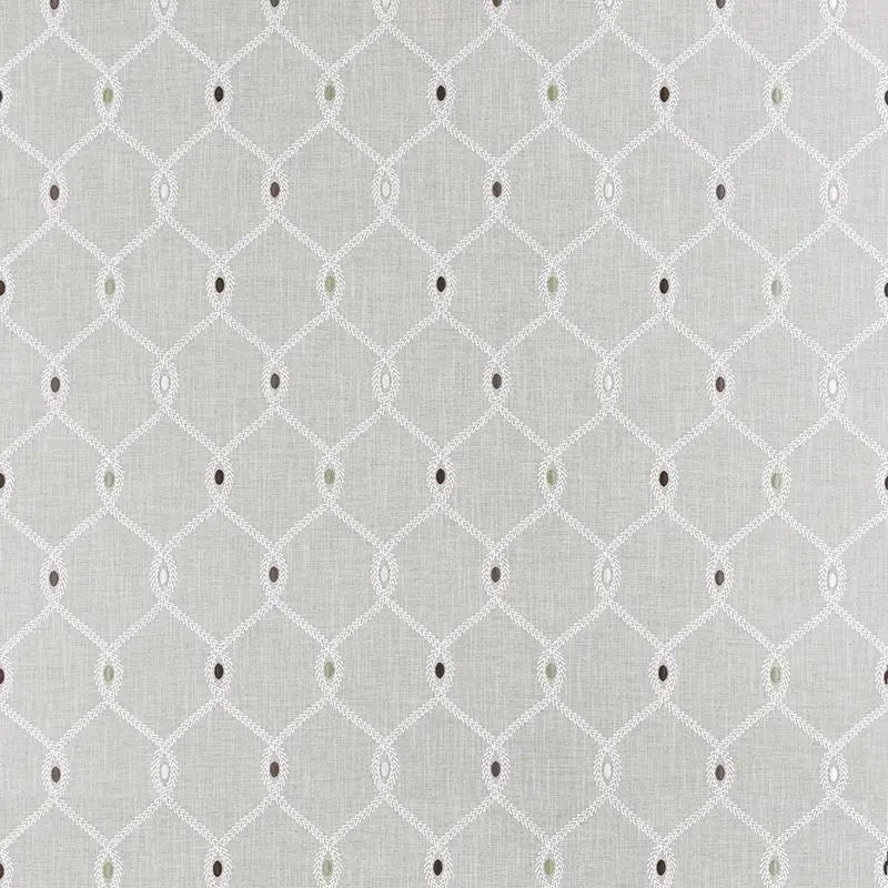 Clarke and Clarke Fabric F1446-4 Opus Silver