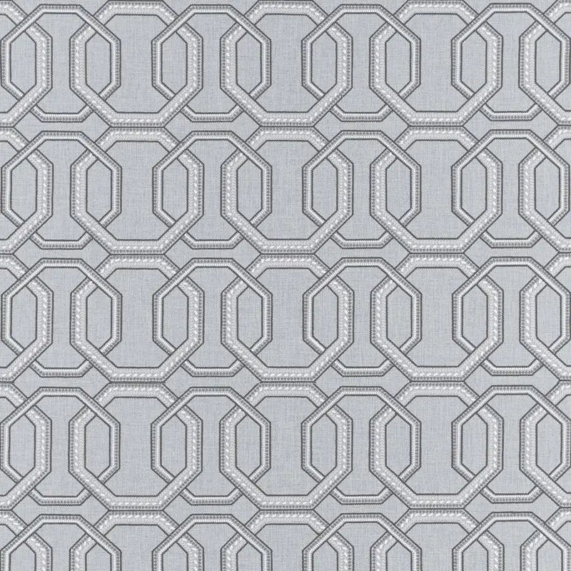 Clarke and Clarke Fabric F1451-1 Repeat Charcoal