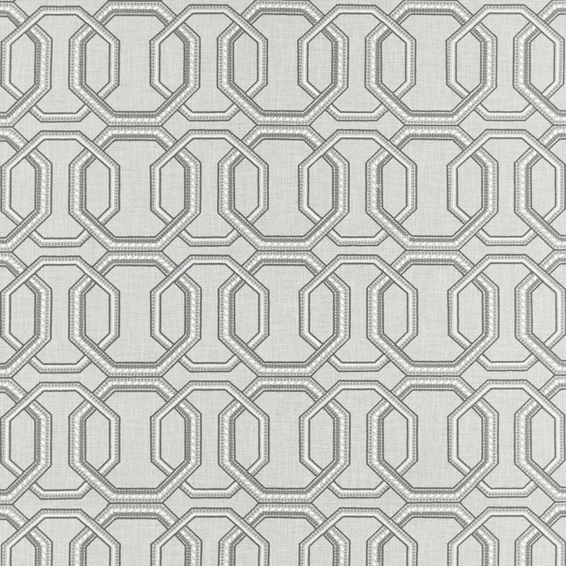 Clarke and Clarke Fabric F1451-4 Repeat Silver