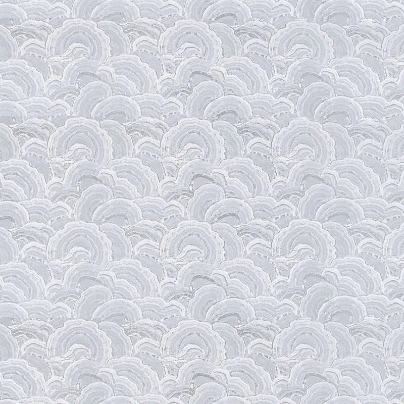 Clarke and Clarke Fabric F1458-5 Langei Silver