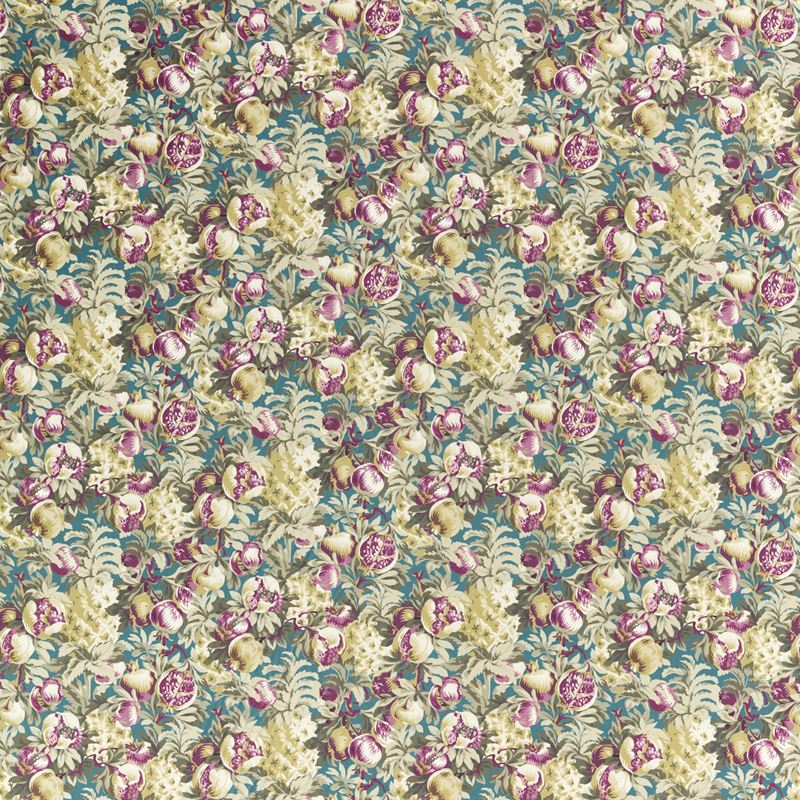 Clarke and Clarke Fabric F1545-2 Francis Teal Velvet