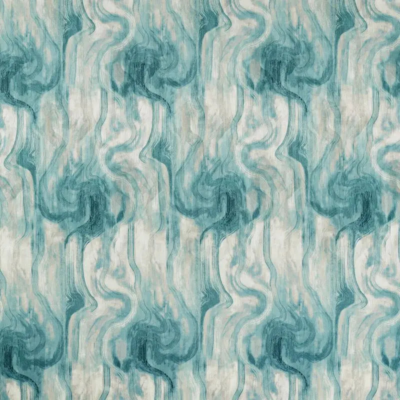 Clarke and Clarke Fabric F1552-4 Tessuto Teal