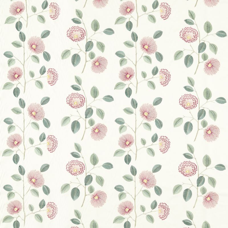 Clarke and Clarke Fabric F1555-2 Monique Blush/Raspberry