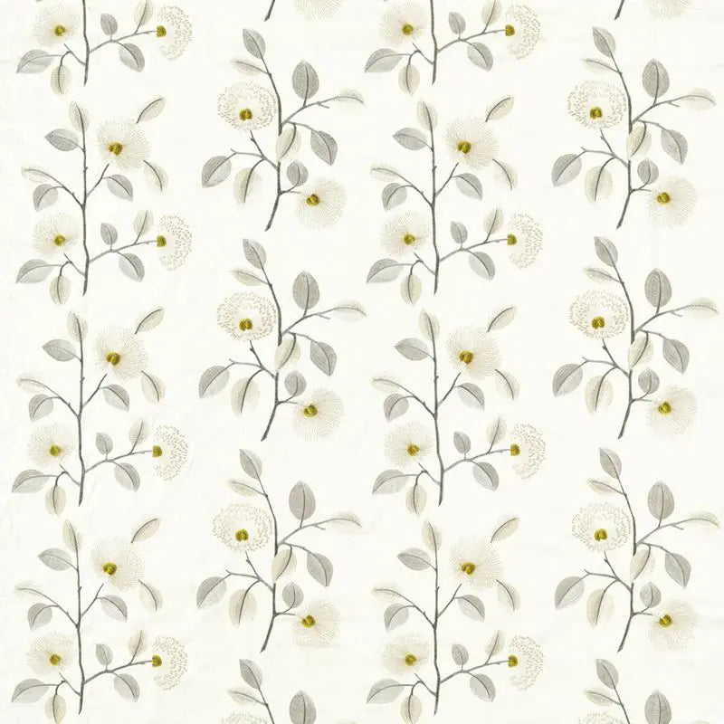 Clarke and Clarke Fabric F1555-3 Monique Natural/Pewter