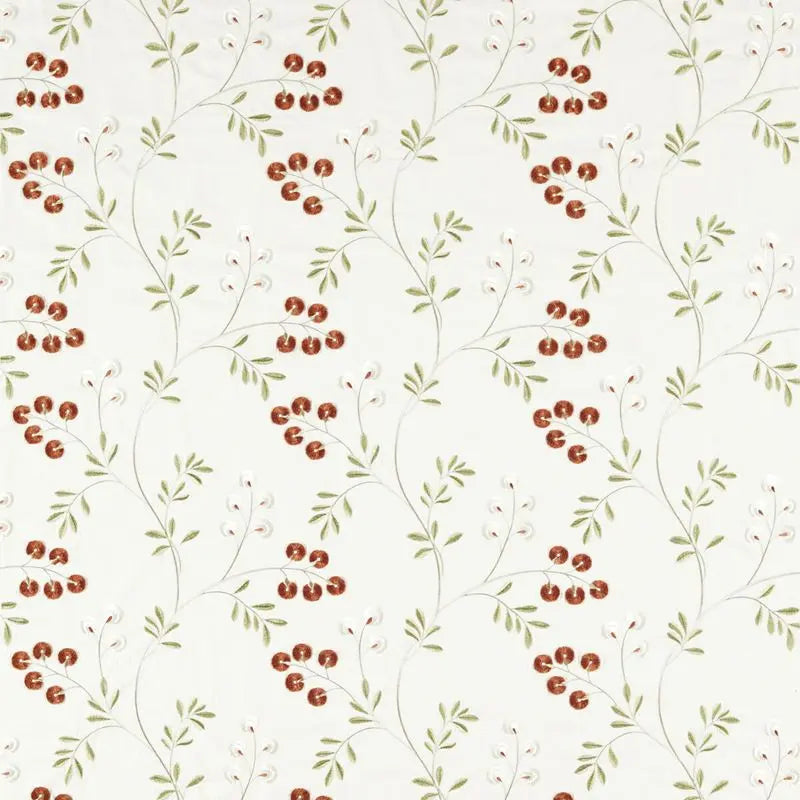 Clarke and Clarke Fabric F1556-4 Rochelle Spice