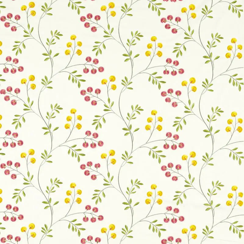 Clarke and Clarke Fabric F1556-5 Rochelle Summer