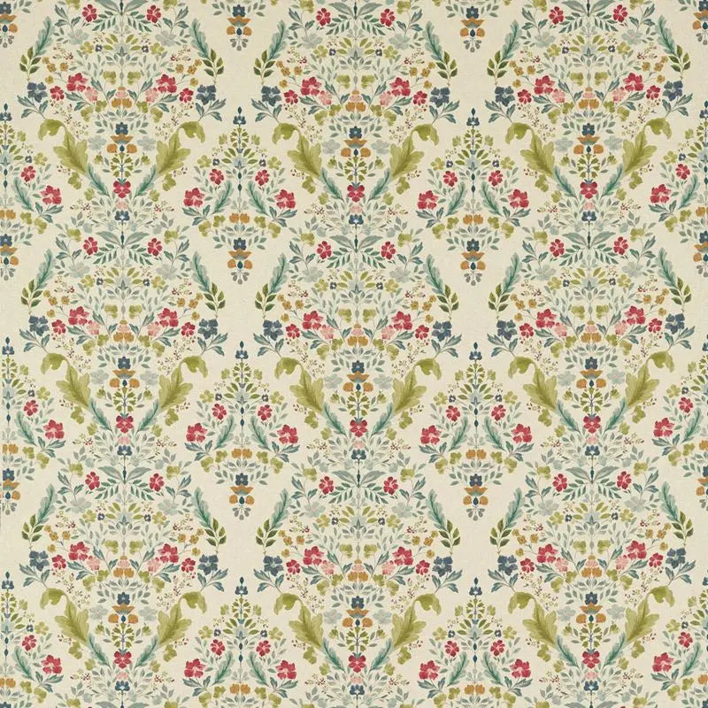 Clarke and Clarke Fabric F1558-2 Gawthorpe Forest/Linen