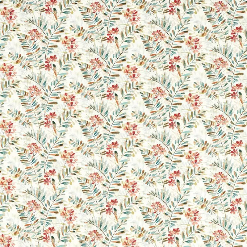 Clarke and Clarke Fabric F1560-3 New Grove Mineral/Spice