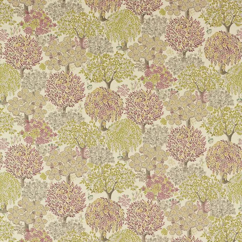 Clarke and Clarke Fabric F1562-1 Tatton Autumn