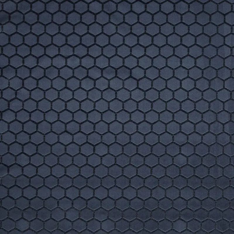 Clarke and Clarke Fabric F1565-4 Hexa Midnight