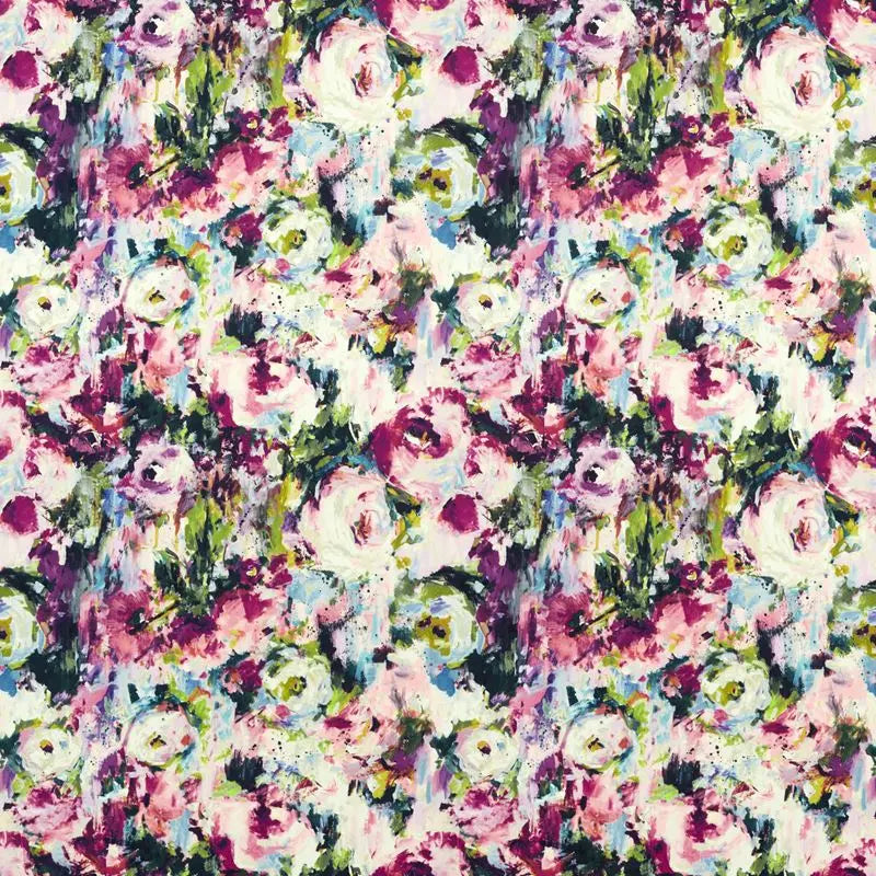 Clarke and Clarke Fabric F1573-2 Kingsley Summer Velvet