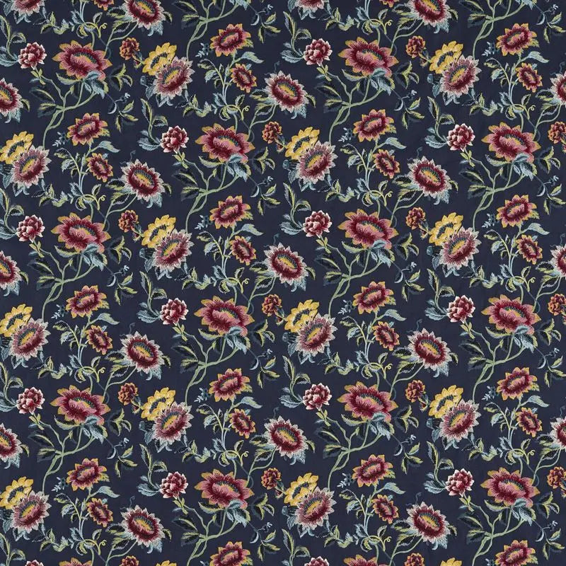 Clarke and Clarke Fabric F1580-3 Tonquin Midnight