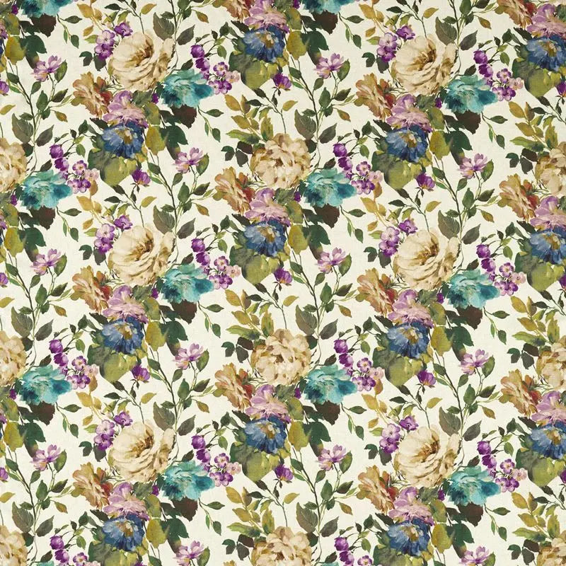 Clarke and Clarke Fabric F1613-1 Bloom Amethyst