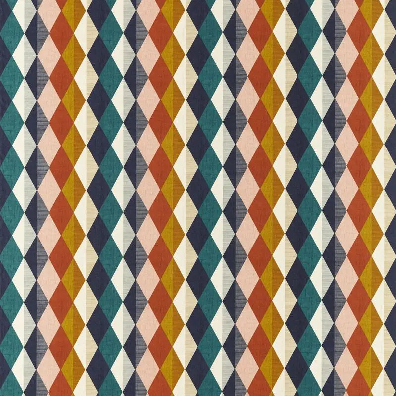 Clarke and Clarke Fabric F1637-4 Denver Retro