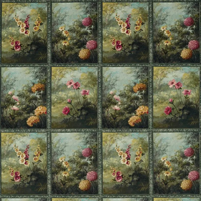 Clarke and Clarke Fabric F1652-2 Artus Forest Velvet