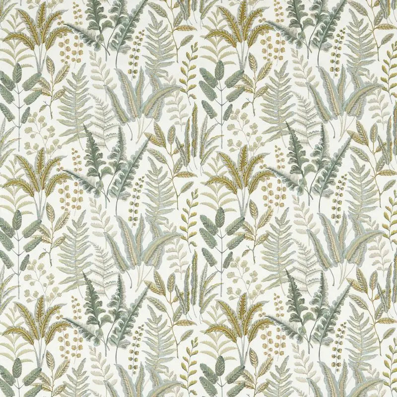 Clarke and Clarke Fabric F1654-2 Bracken Glade Emb