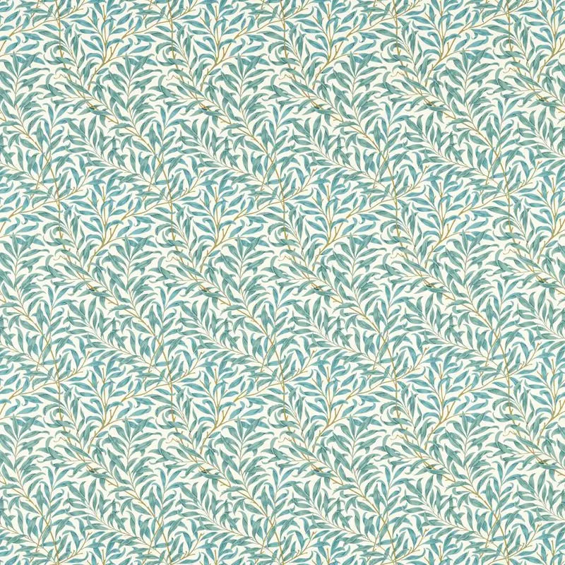 Clarke and Clarke Fabric F1679-5 Willow Boughs Teal